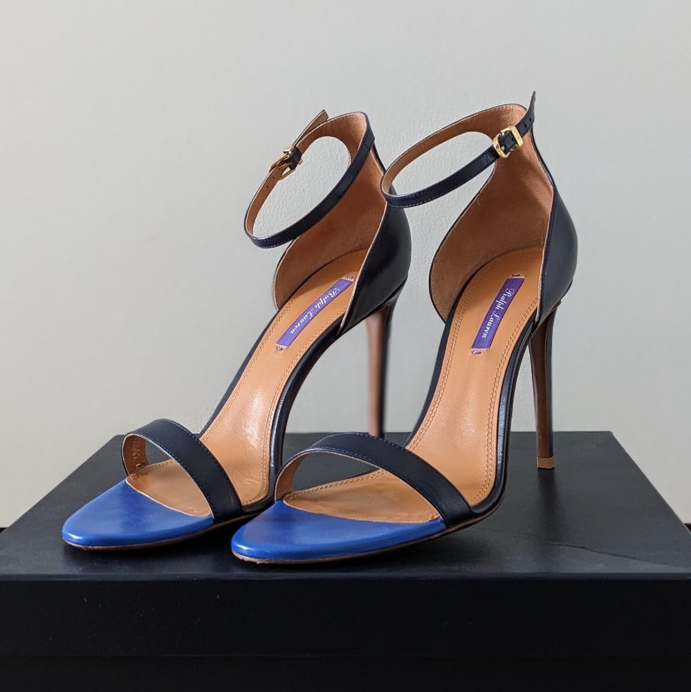 Stiletto Heels - Two Tone Blue - RL Purple - 40B